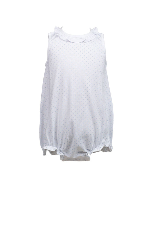 Girl Bubble - Blue Dots