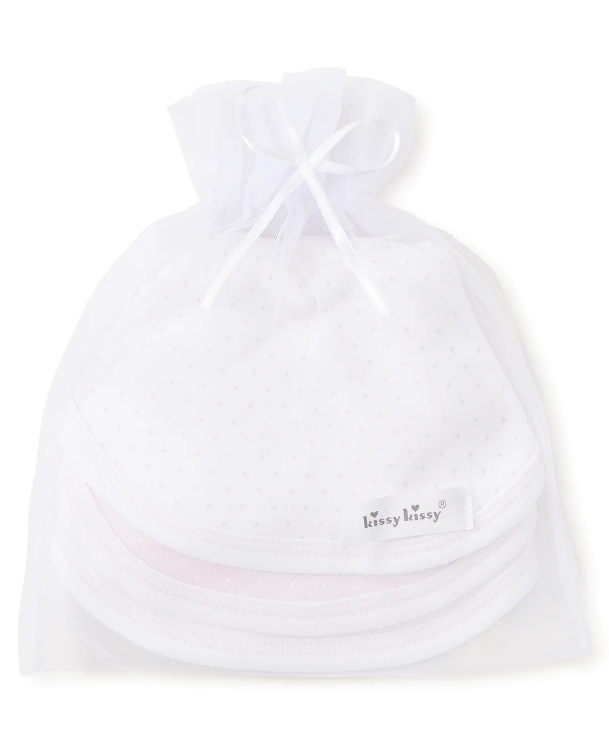 Kissy Kissy Bibs 3 Piece Set - Pink