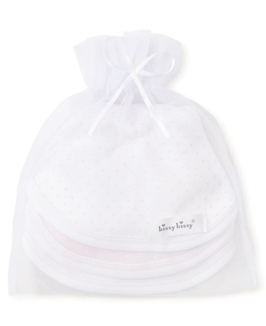 Kissy Kissy Bibs 3 Piece Set - Pink