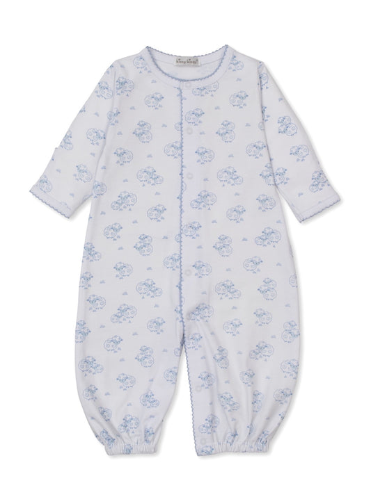 Sweet Sheep-Converter Gown- White/Light Blue