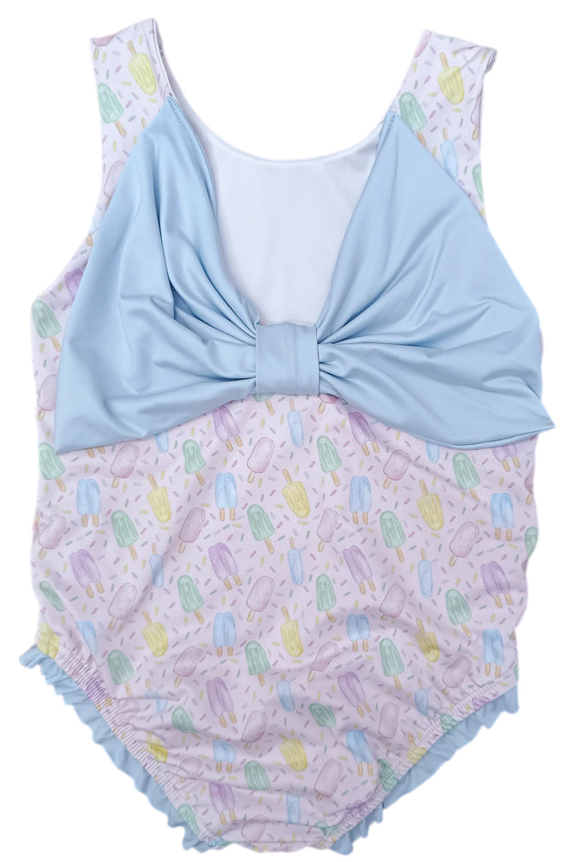 Lottie Bow Back Swim - Popsicles Back Bow One Piece Swim *PRESALE*