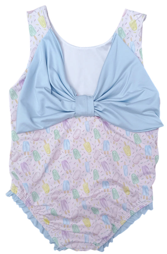Lottie Bow Back Swim - Popsicles Back Bow One Piece Swim *PRESALE*
