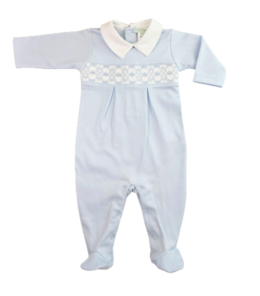 Hand Smocked Boys Footie
