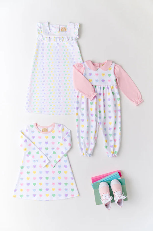 Rebecca Romper Pima - We Heart You