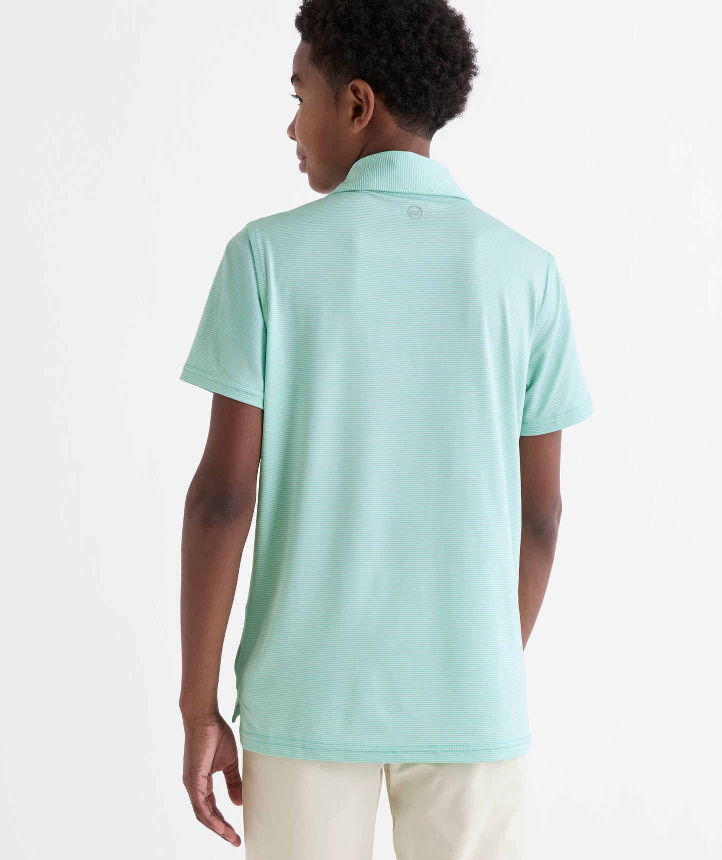 BOYS ANEGADA SANKATY POLO / MINT MARINE BLUE