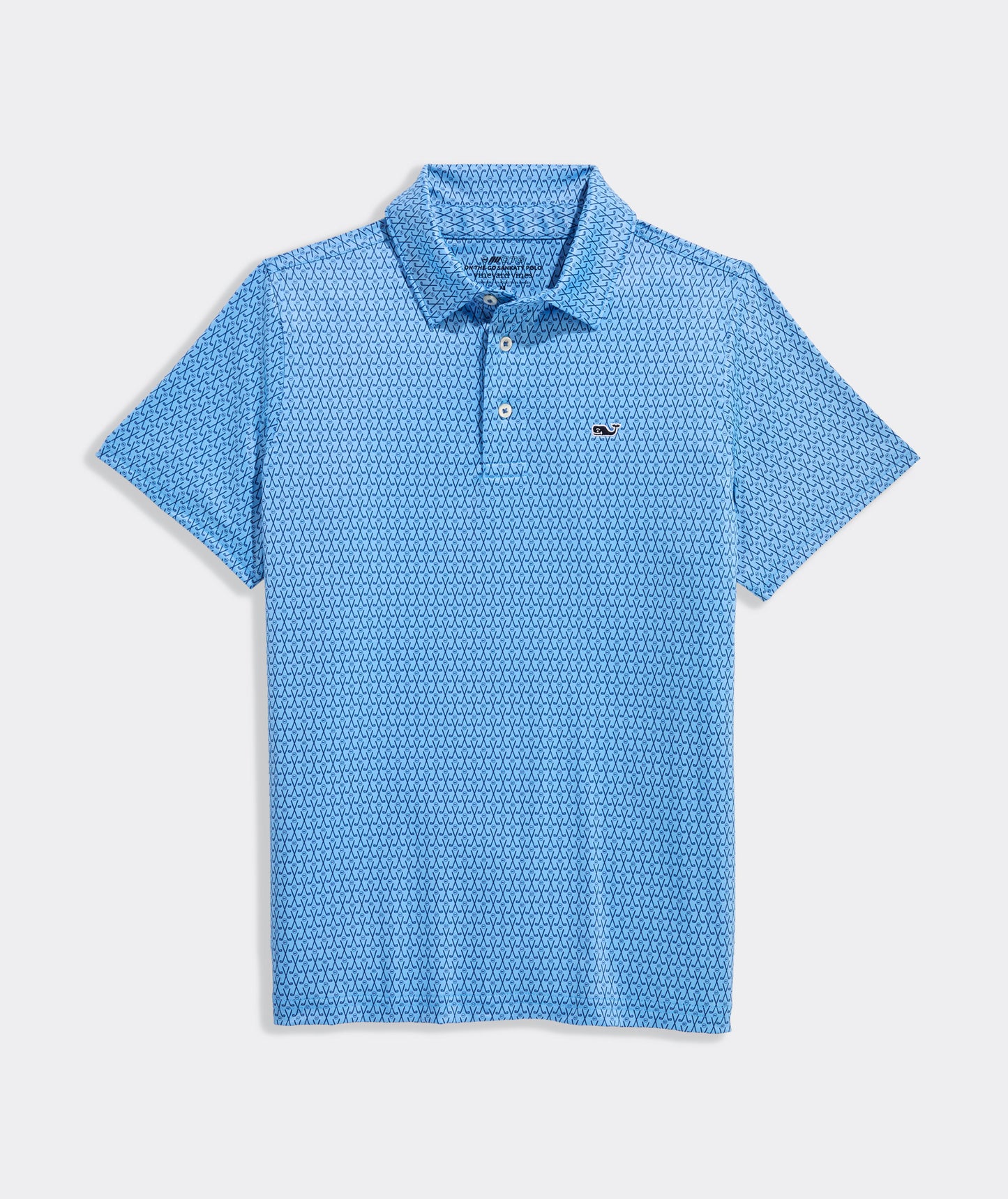BOYS PRINTED SANKATY POLO / GOLF CLUBS AND WHALE