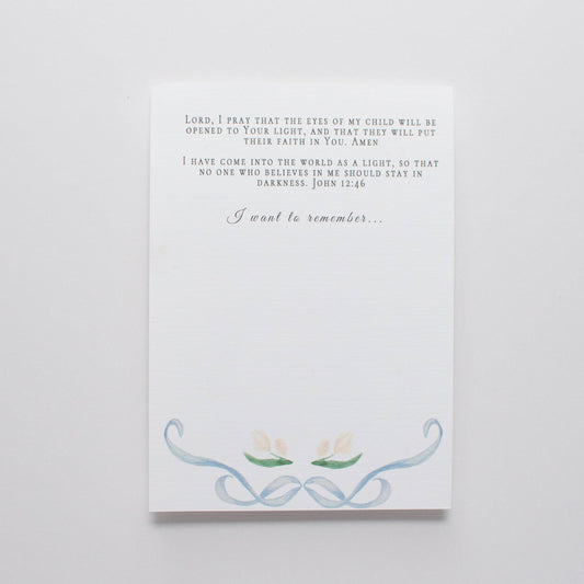 Baby Milestone Scripture Cards for Memory Keeping/ baby book (Copy)