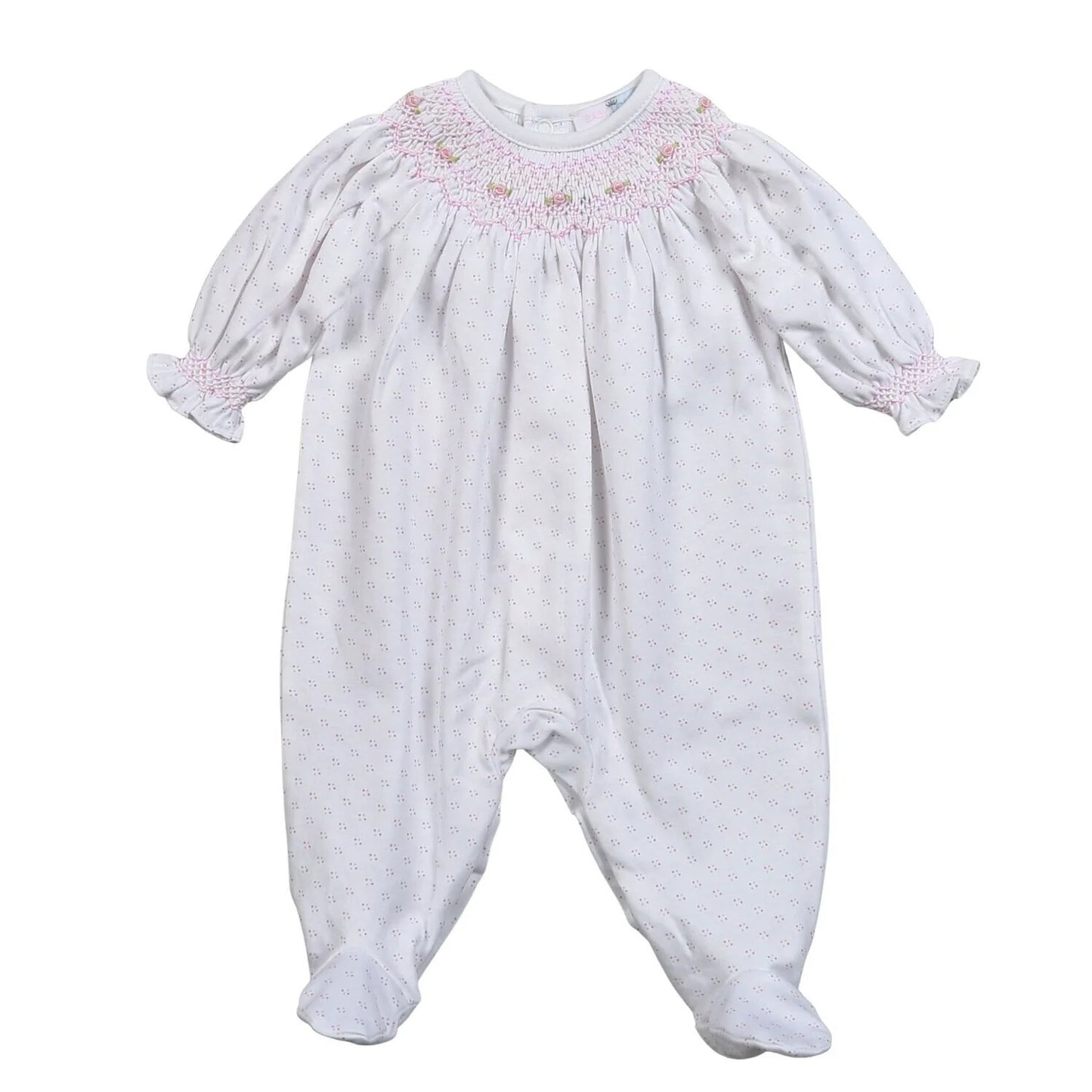 Sally Pink Dots Hand SMK Bishop Pima Footie