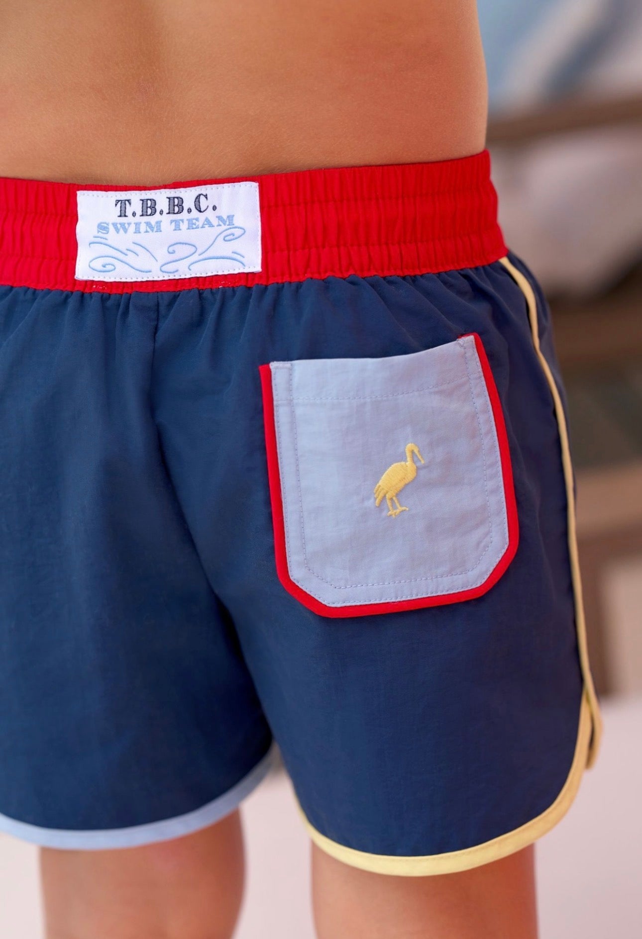 Tanner Trunks - Nantucket Navy/ Red