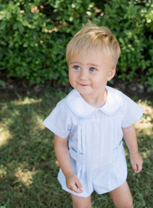 Andrew Bubble - Baker Blue Minigingham