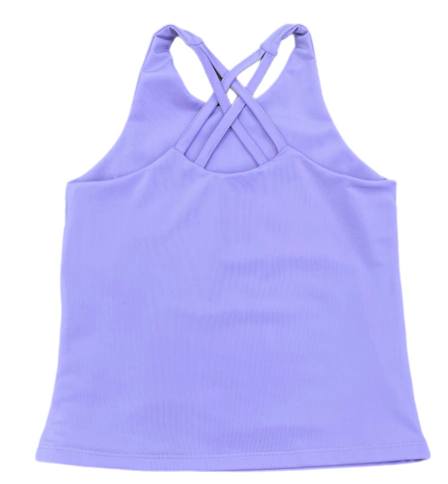 Cross back top - Lavender *PRESALE*