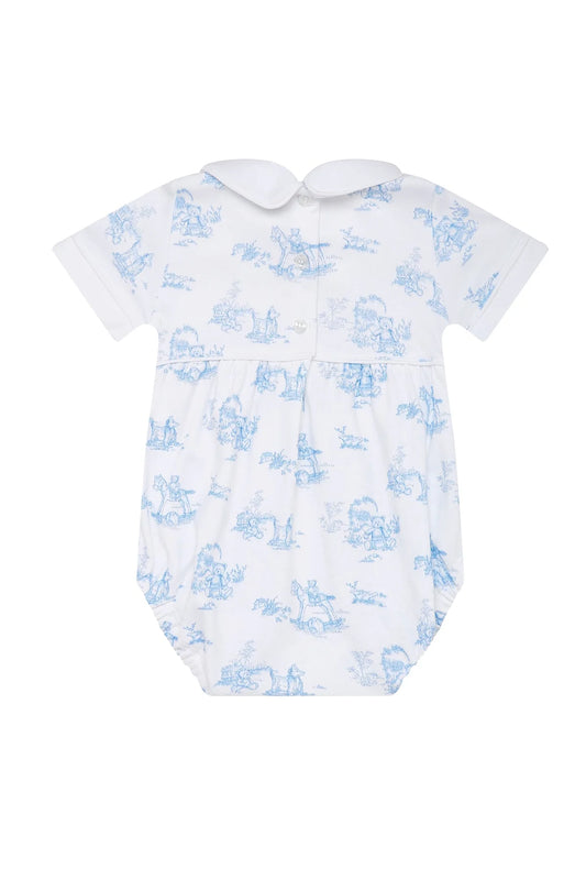 Blue Toile Bubble