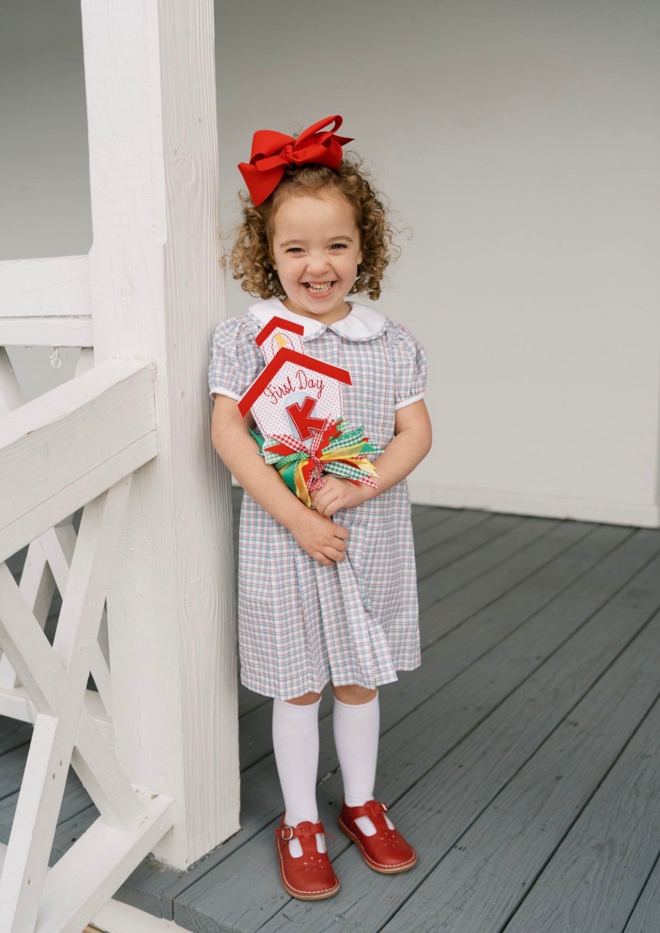 Perfectly Pleated Dress - Primary Plaid