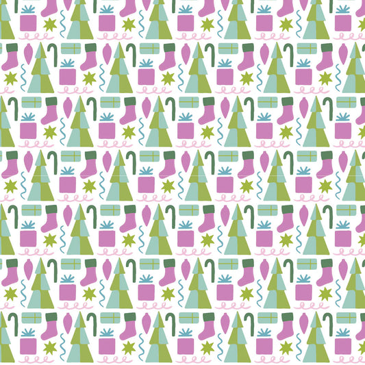 Berkeley Girls' Shirt Dress - Mod Holiday Pink