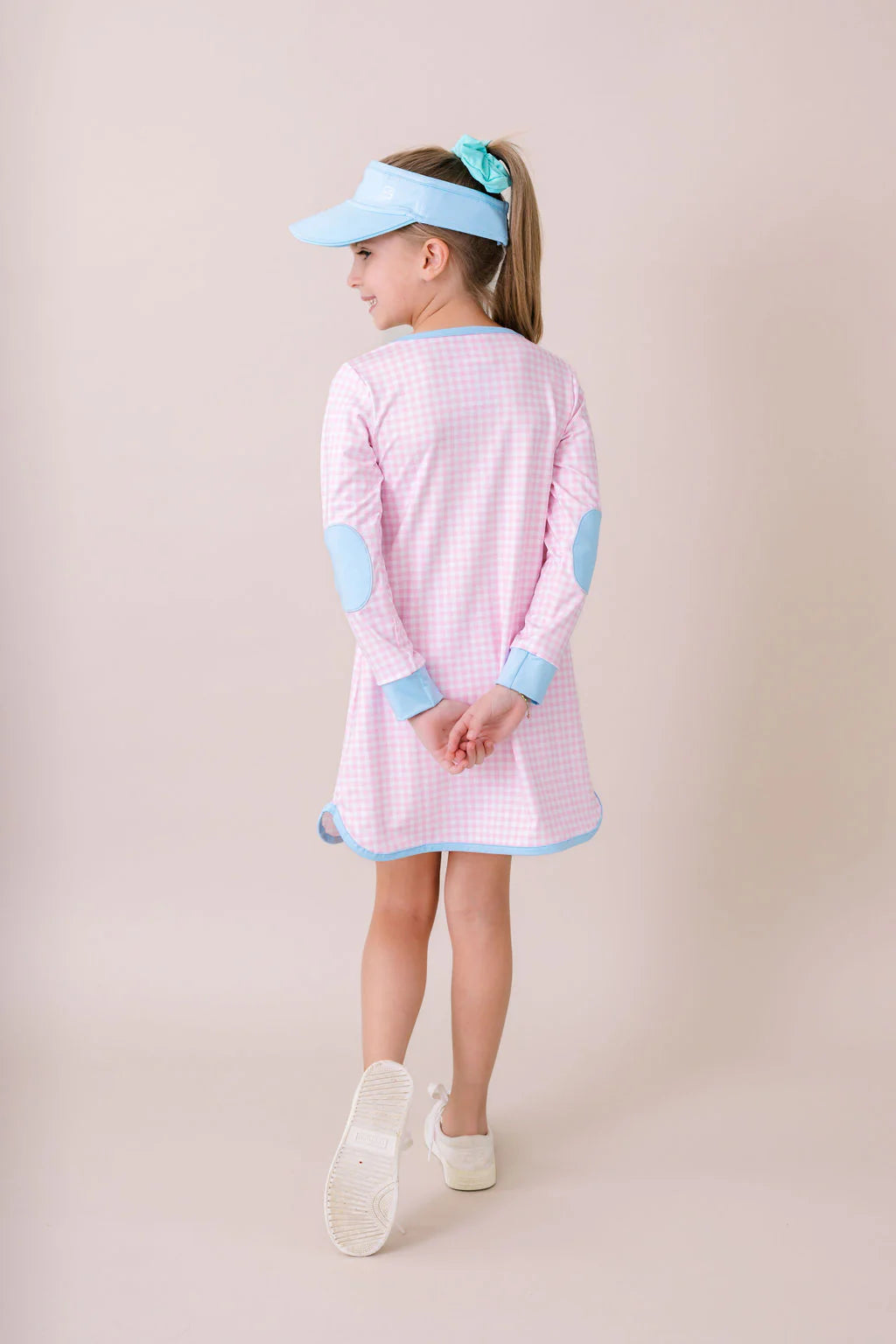 Cotton Candy Check Tennis Dress
