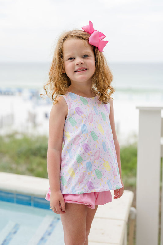 Sammy Bloomer Set - Popsicle Pinafore Style Bloomer Set *PRESALE*