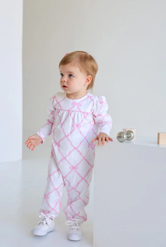 Long sleeve Penny Playsuit - Belle Meade Bow