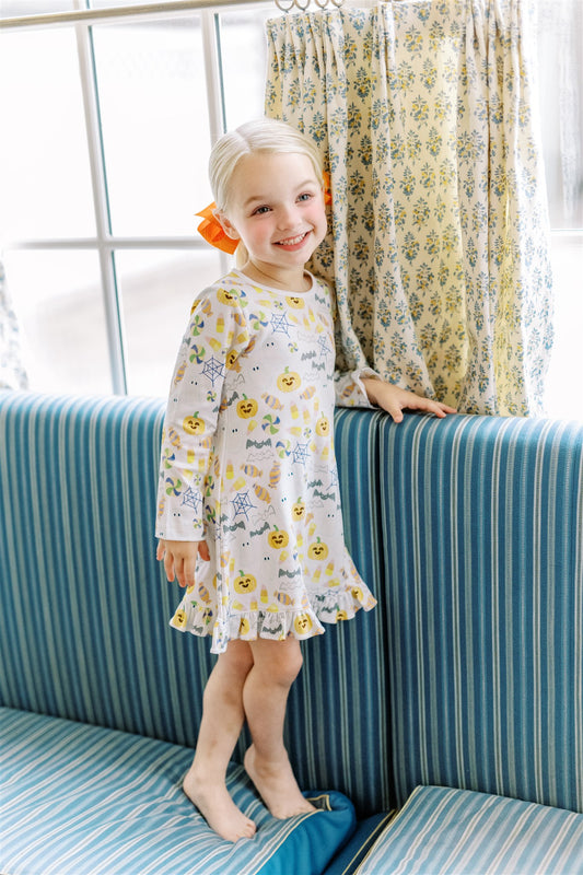 Candy Corn Play Dress *PRE ORDER SHIPS LATE AUG*