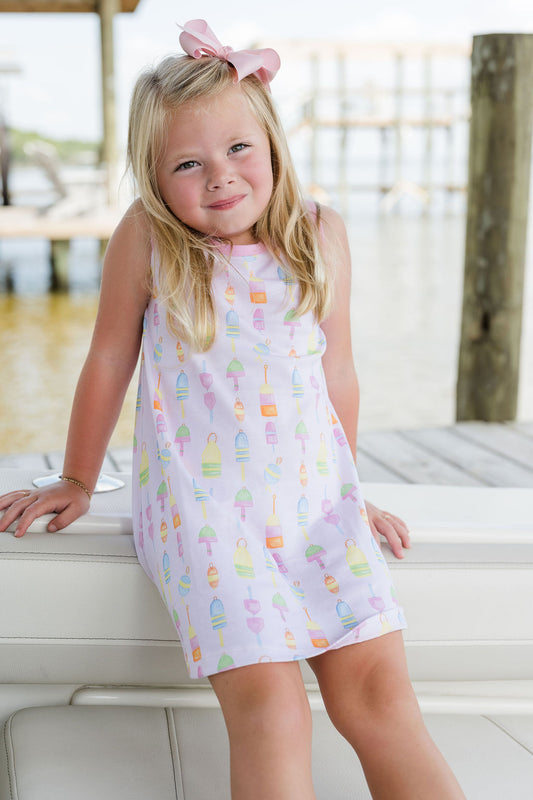 Madison Dress - Fishing Sleeveless Play Dress