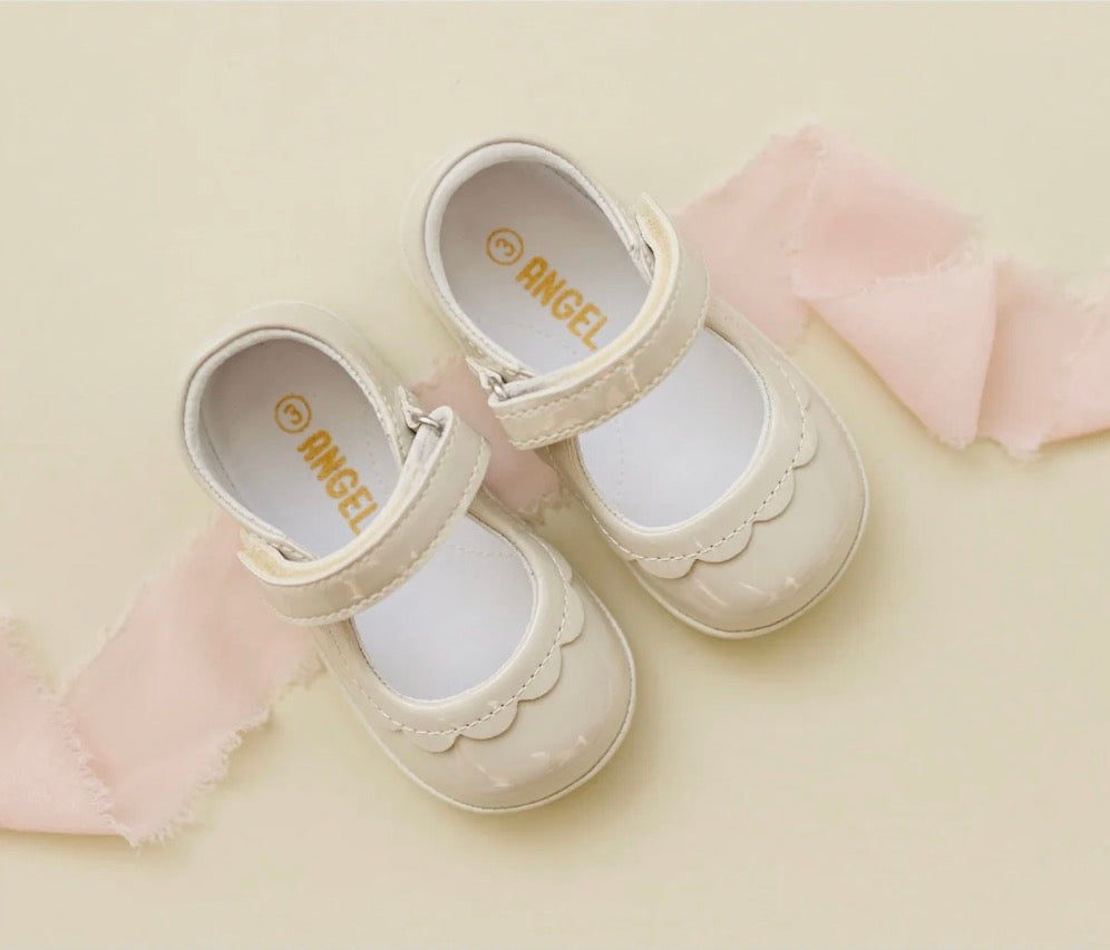 Juliette Petal Mary Jane (Baby)- Patent Cream