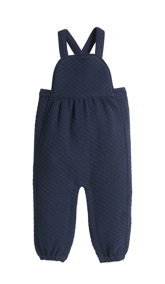 Quilted Overall-Navy