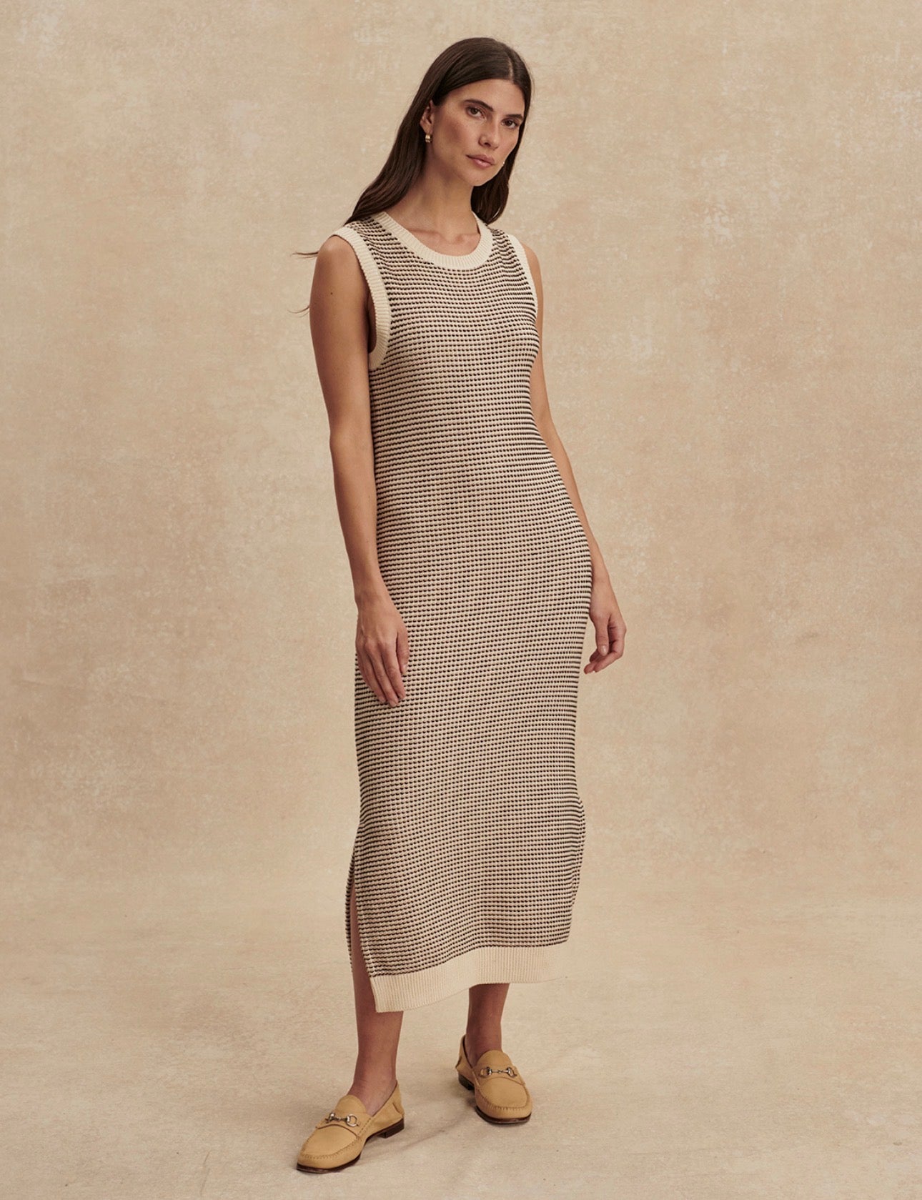 Sadia Stitch Knit Dress - Birch