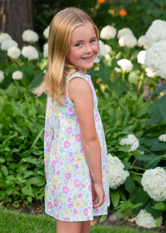 Penny Pleat Dress - Blossoms and Blooms