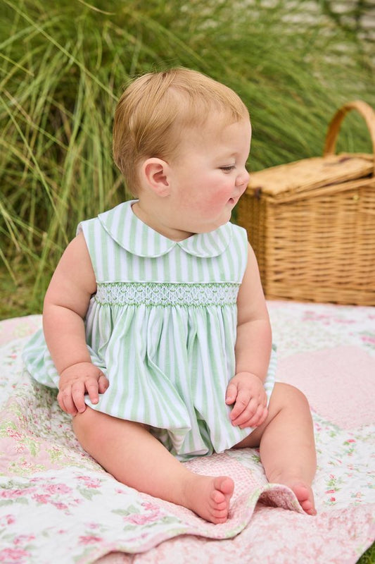 Sleeveless Barrington Bubble - Meriwether Stripe