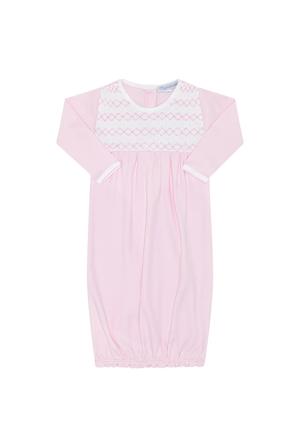 Signature Smocked Girls GownPink - Pink