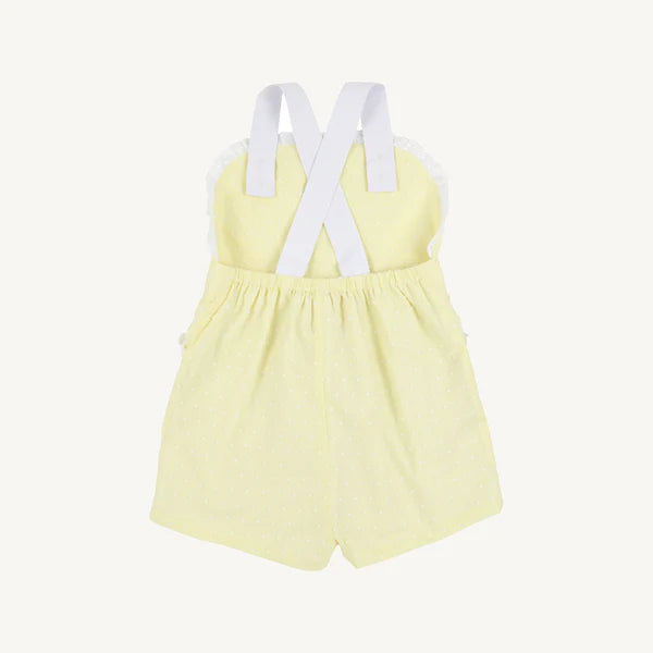 Ruthie Romper-Dallas Dot-York Yellow