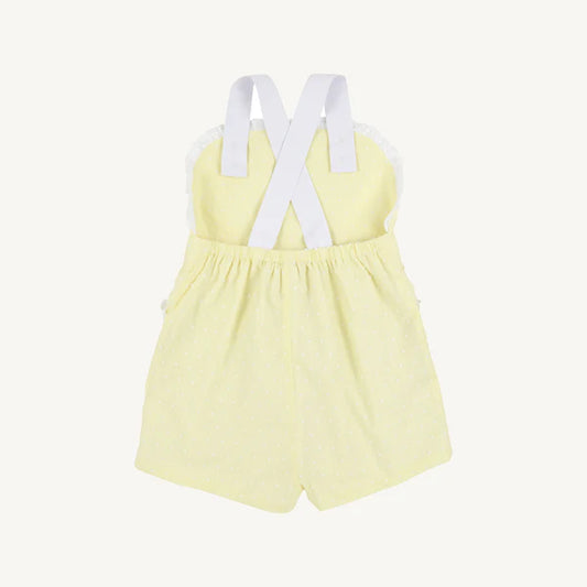 Ruthie Romper-Dallas Dot-York Yellow
