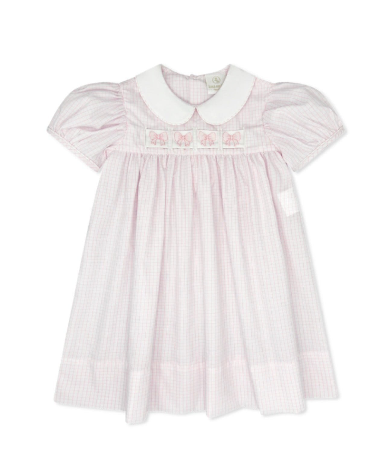 Ruth Ribbon Dress - Heart, Bunny, Bow Pink