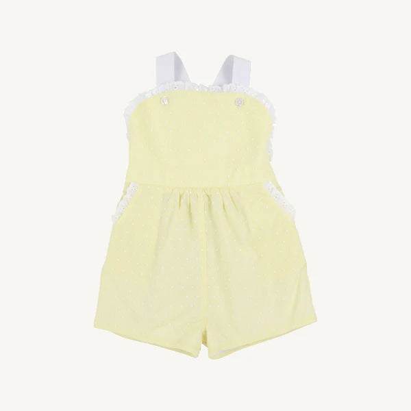 Ruthie Romper-Dallas Dot-York Yellow