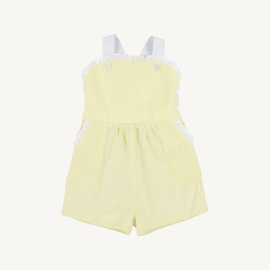Ruthie Romper-Dallas Dot-York Yellow