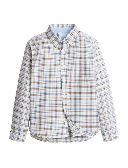 Button Down Shirt-Clarkson Plaid