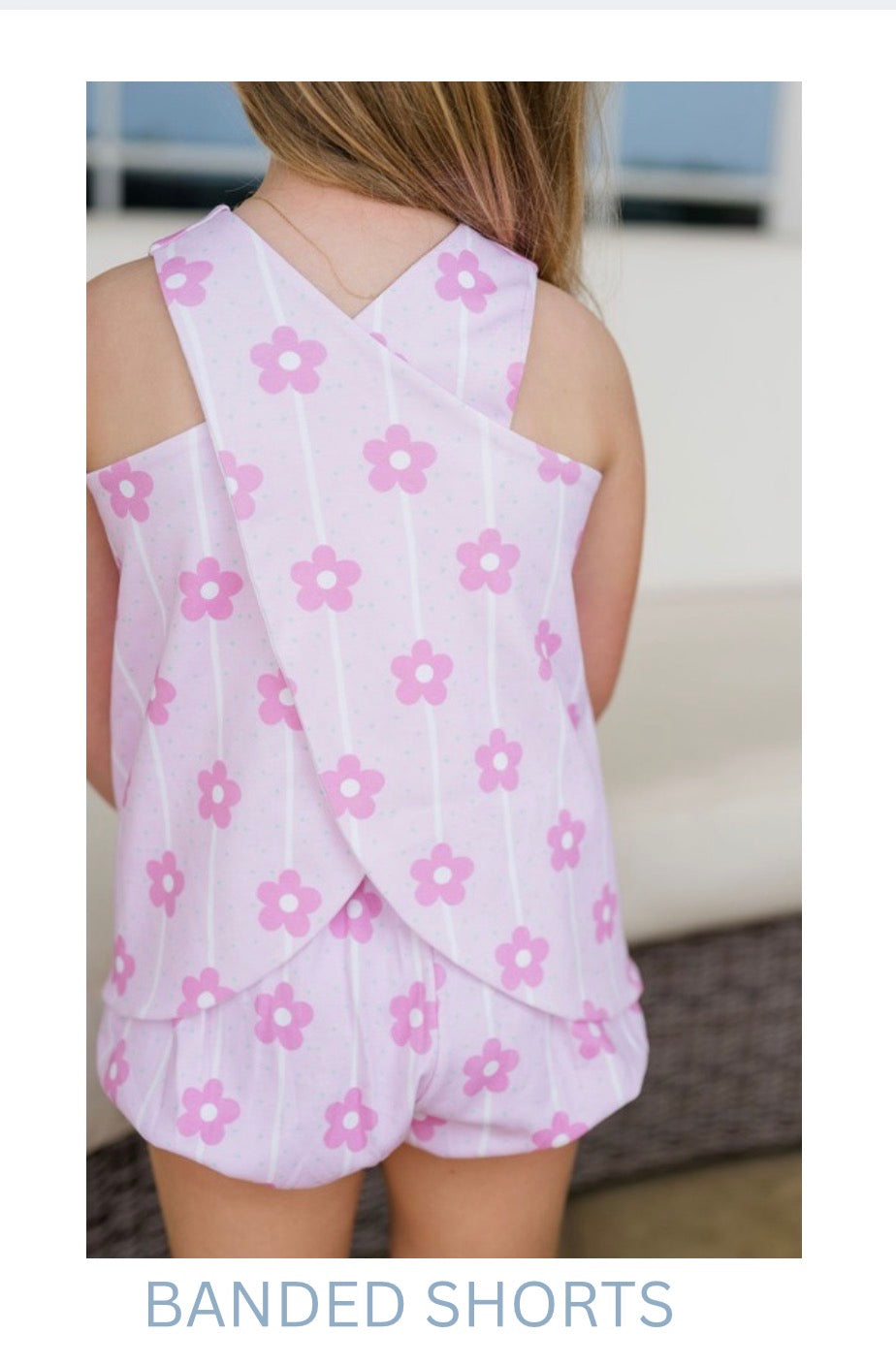 Sammy Banded Short Set Flower Power