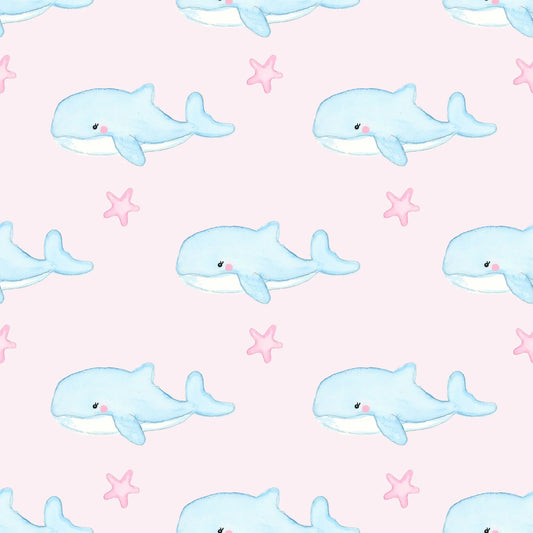 Collette Peplum Swim - Whales