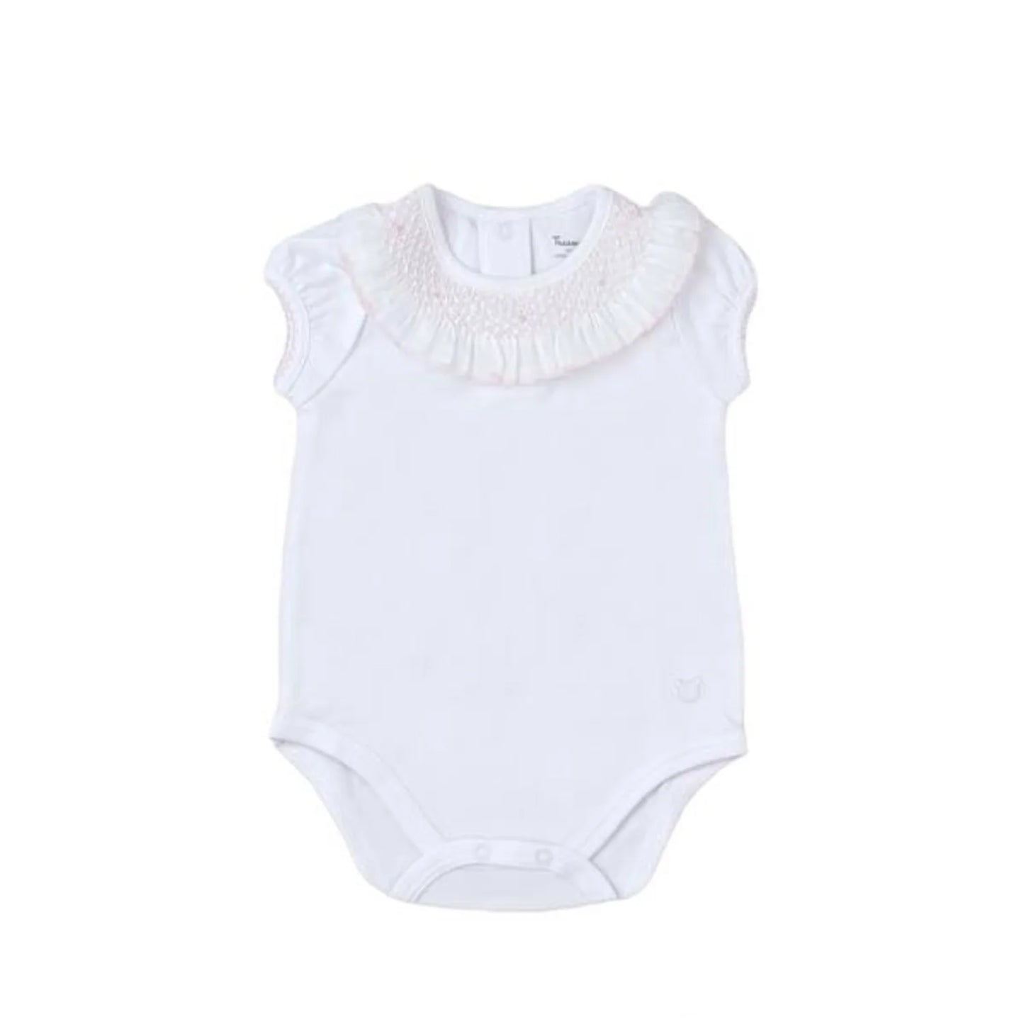 Smocked Short Sleeve Onesie