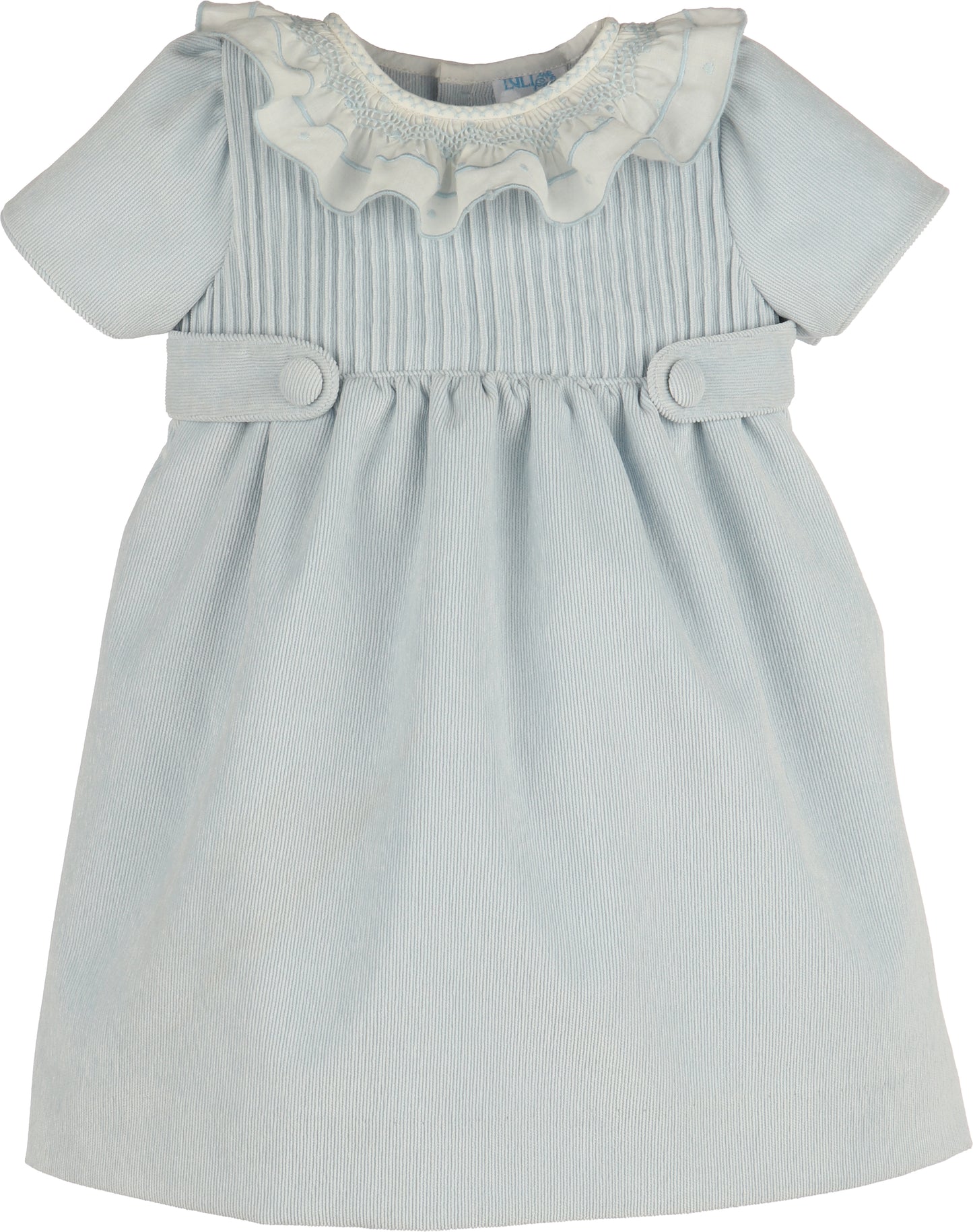 Sweet Corduroy Dress- Blue