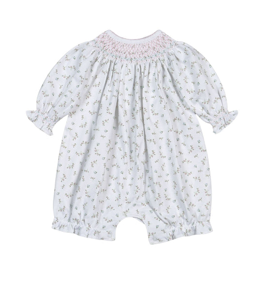 Bella Pink Floral Pima Hand Smk Bishop Bubble