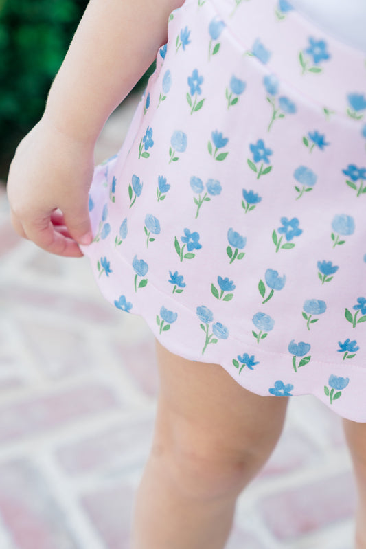 Scallop Skort - Gardenia