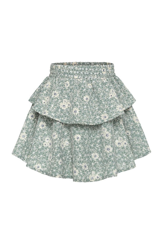 Parker Rowan Skort Set - Embroidered Petals