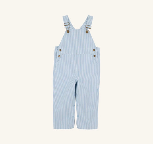 Chapman Choo Choo Overalls- Barbados blue stripe