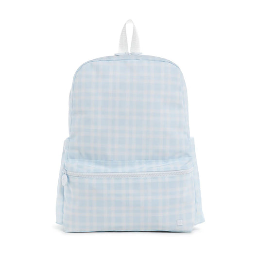 BACKPACKER- FULL SIZE BACKPACK- PIMLICO PLAID BLUE
