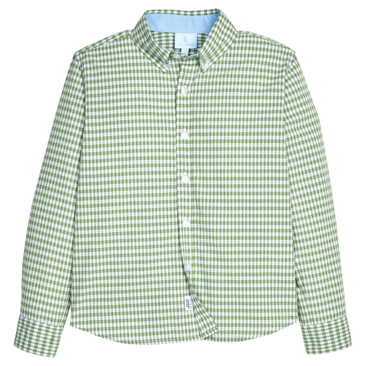 Button Down Shirt - Watercress Gingham