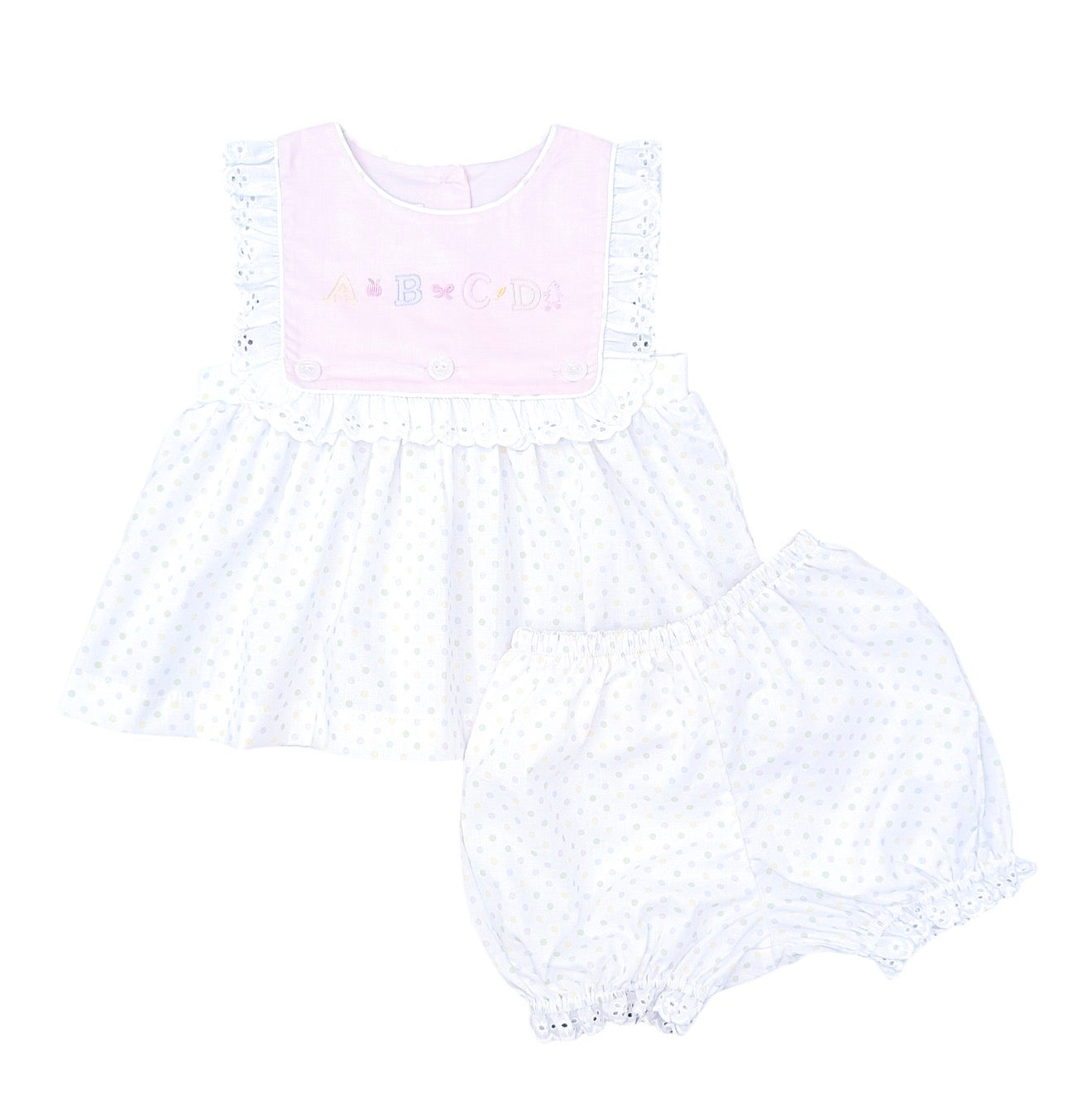 Girl Diaper/Bloomer Set