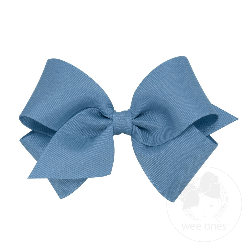 Small Classic Grosgrain Hair Bow (Plain Wrap)