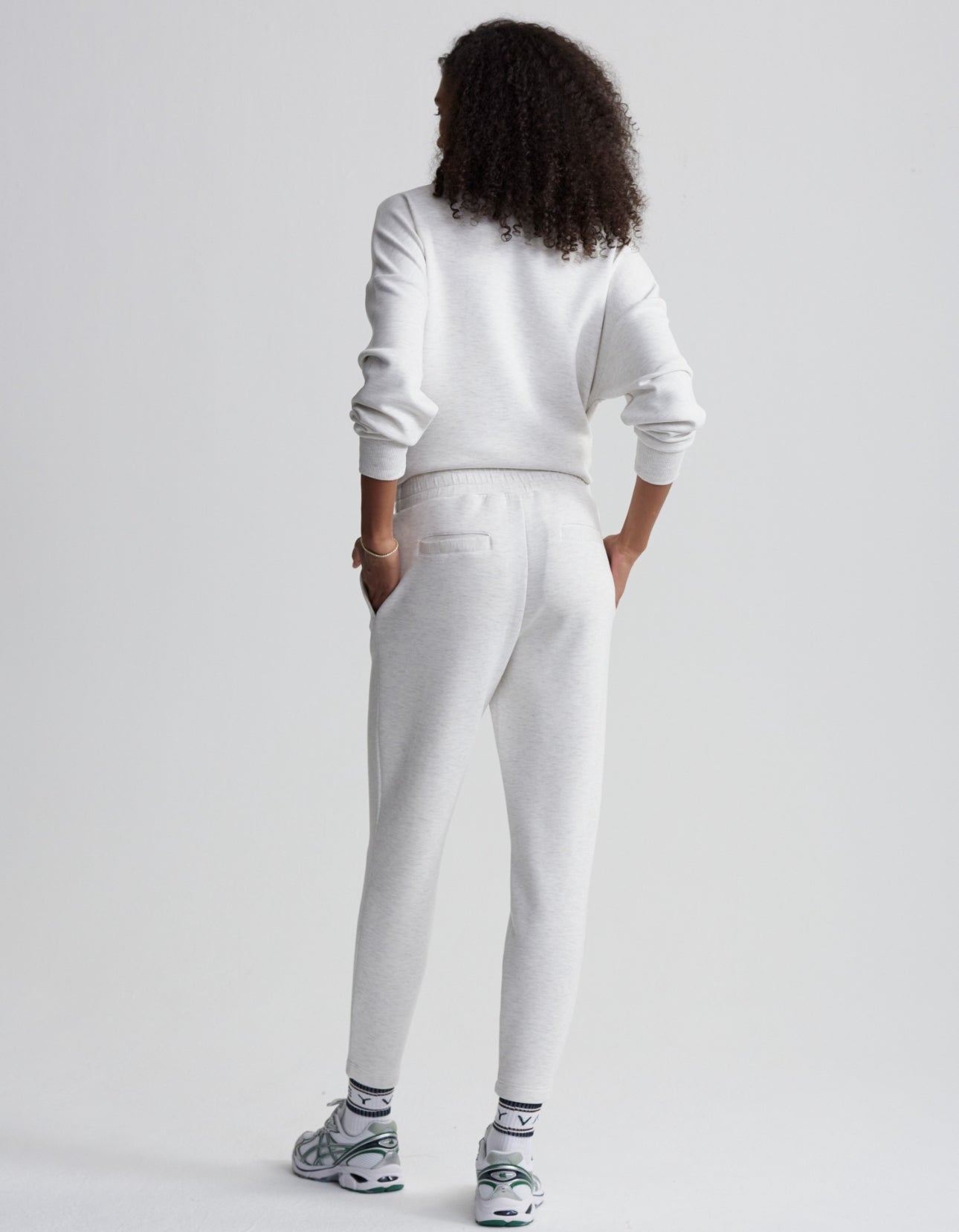 The Slim Pant 27.5 - Ivory Marl