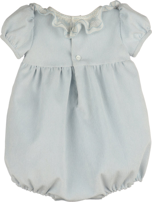 Sweet Corduroy Girl Bubble - Blue
