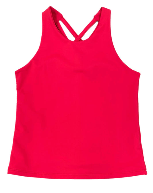 Cross back top - red *PRESALE*